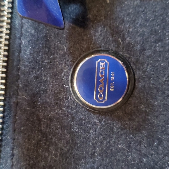 Coach Wool Satchel Hand Bag - Picture 6 of 16